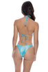 Luli Fama Luminous Molded Push Up Bandeau Halter Top